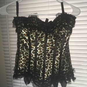 Cheetah Print Corset